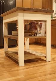 The table size from 1 meter long to 40 cm wide, or some table had square shape. Build Your Own Butcher Block Kitchen Island