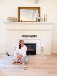painting a fireplace white hallstrom home