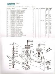 kubota 60 inch mower deck parts diagram