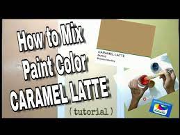 How To Mix Paint Color Caramel Latte