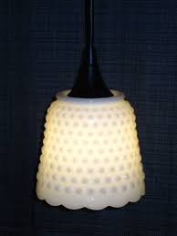 vintage upcycled recycled milk glass