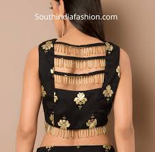 10 Unique Saree Blouse Back Neck Designs Blouse Back Neck