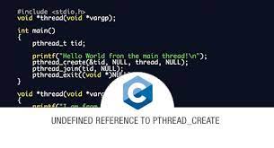 undefined reference to pthread create