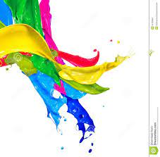 Colorful Paint Splashes Paint Splash