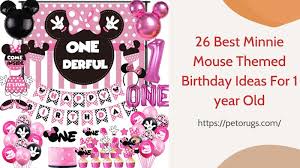 minnie mouse themed birthday ideas