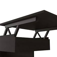 Rst Brands Lindon Mdf Coffee Table With Lift Top In Black Veneer
