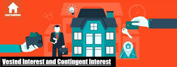 vested interest and contingent interest
