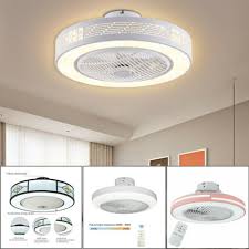 Round Invisible Ceiling Fan Light