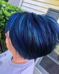 If you are looking for a product that offers easy application and doesn't have ammonias or peroxides. 25 Midnight Blue Hair Color Ideas For A Unique Look In 2020