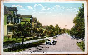 1920 sydney nova scotia ns postcard