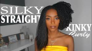 Getting a curly perm for black hair is one of the many ways to get a relaxed, bouncy and softer look. Curly To Straight Hair Silky Straight Natural Hair No Perm Black Hairstyles Hub