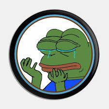 We did not find results for: Pepehands Pepe The Frog Crying Meme Pepe Frog Pin Teepublic De