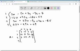 Matrix Equation And Solve