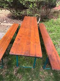 Authentic German Beer Garden Table And