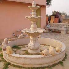 Stone Water Fountain For Garden