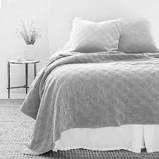 kaushal grey 200 gsm velvet bed spread