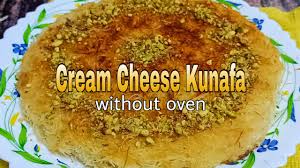 cream cheese kunafa without oven