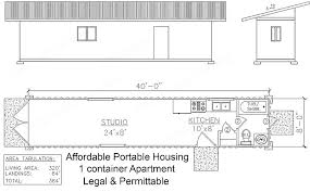 Affordable Housing Container Home Plans