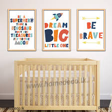 Dream Big Baby Room Wall Art Pf0021