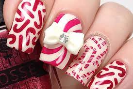 candy cane nails inspiration and ideas