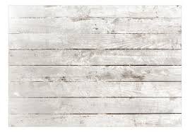 Wall Mural Decorative Planks White