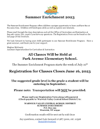 summer enrichment program 2023