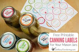 printable canning labels free