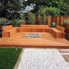 Deck Bench Deck Designs Backyard Deck
