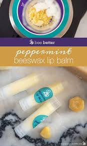peppermint beeswax lip balm humblebee