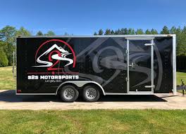 toy hauler trailer custom print wrap