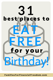 free and friday eat free for