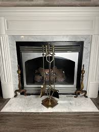 Brass Fireplace Tool Set