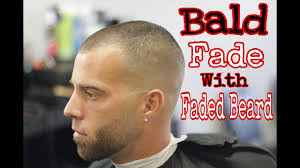 23 high razor fade with long hair on top. Bald Fade With Faded Beard Tutorial Youtube