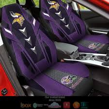 Minnesota Vikings Nfl Logo Purple Car