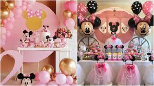 minnie mouse birthday party decoration