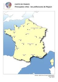 Carte, france, nouvelles, régions, vierge, préfecture, français created date: Cartes Muettes De La France A Imprimer Chroniques Cartographiques