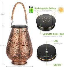 2 pack solar lights outdoor decorative