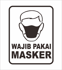 Animasi gambar kartun orang pakai masker png ideku unik via . Cutting Sticker Wajib Pakai Masker Kaca Rumah Dinding Mobil Toko Dll Lazada Indonesia