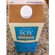 soy milk organic unsweetened