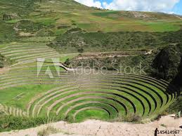 Peru Moray Ancient Inca Circular Terraces Probable There