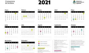 Boletín oficial de la provincia: Feriados 2021 El Gobierno Anuncio El Cronograma