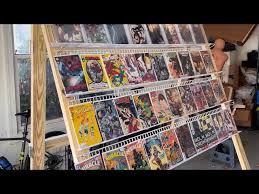 A Comic Book Dealer Display Rack