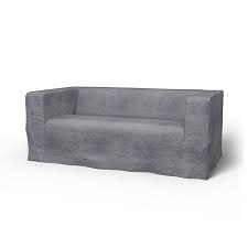 klippan 2 seater sofa cover zinc grey