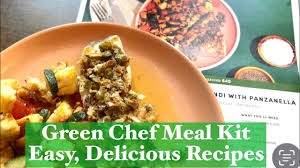 green chef meal kit unboxing and