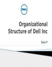 55697607 Organizational Structure Of Dell Inc