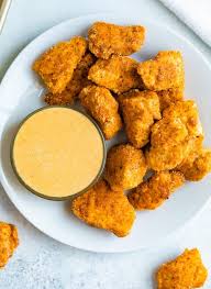 healthy baked en nuggets eating