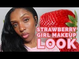 strawberry makeup look you
