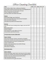 14 office cleaning checklist templates