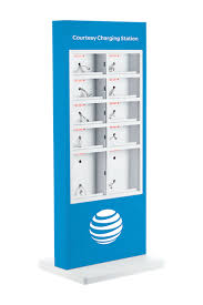 Minimal, wall mounted charging station shelf. Zeus Charging Station Cell Phone Charging Kiosk Gocharge