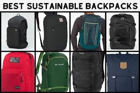 eco friendly sustainable backpacks